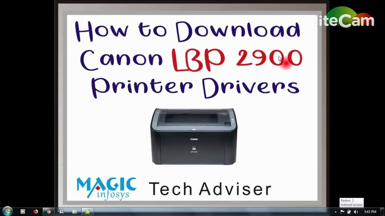 canon lbp 2900b driver install